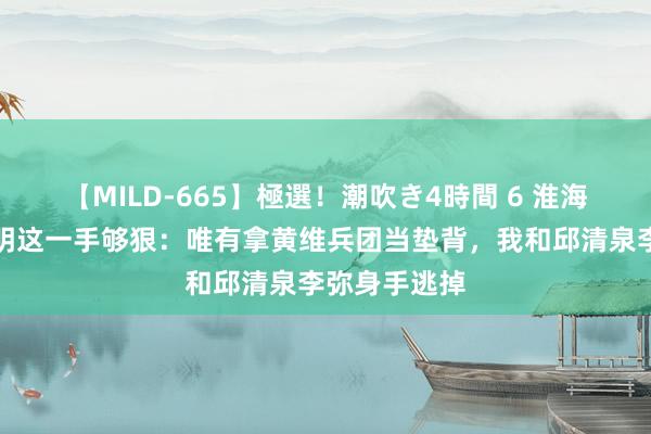 【MILD-665】極選！潮吹き4時間 6 淮海来去中杜聿明这一手够狠：唯有拿黄维兵团当垫背，我和邱清泉李弥身手逃掉