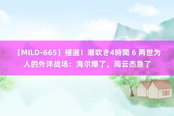 【MILD-665】極選！潮吹き4時間 6 两世为人的外洋战场：海尔爆了，周云杰急了