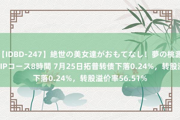 【IDBD-247】絶世の美女達がおもてなし！夢の桃源郷 IP風俗街 VIPコース8時間 7月25日拓普转债下落0.24%，转股溢价率56.51%