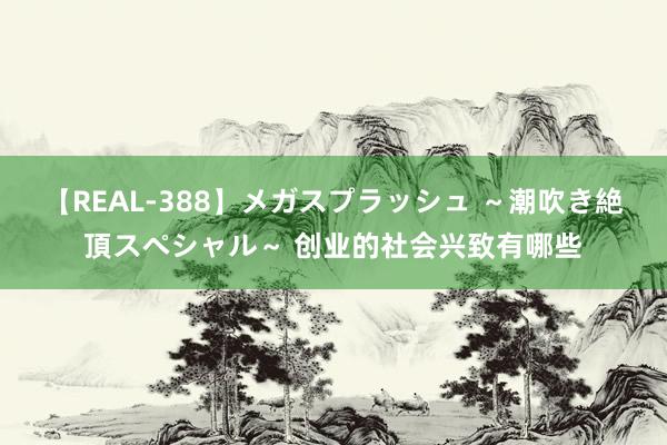 【REAL-388】メガスプラッシュ ～潮吹き絶頂スペシャル～ 创业的社会兴致有哪些