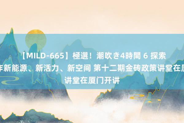 【MILD-665】極選！潮吹き4時間 6 探索金砖协作新能源、新活力、新空间 第十二期金砖政策讲堂在厦门开讲