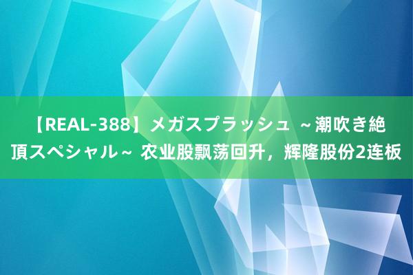 【REAL-388】メガスプラッシュ ～潮吹き絶頂スペシャル～ 农业股飘荡回升，辉隆股份2连板