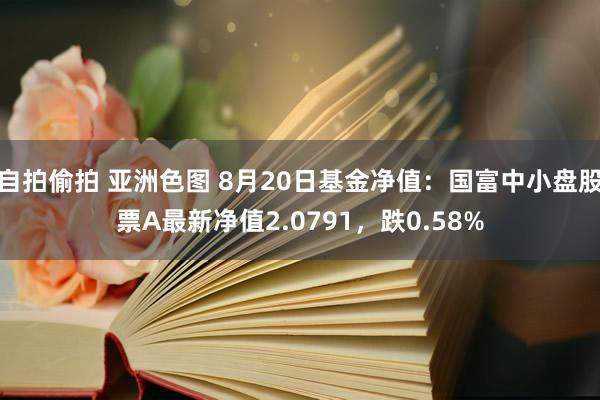 自拍偷拍 亚洲色图 8月20日基金净值：国富中小盘股票A最新净值2.0791，跌0.58%