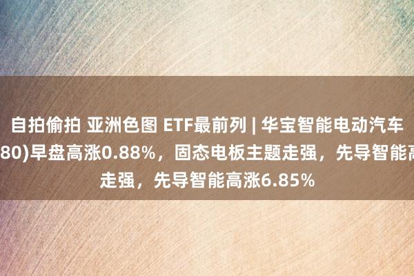 自拍偷拍 亚洲色图 ETF最前列 | 华宝智能电动汽车ETF(516380)早盘高涨0.88%，固态电板主题走强，先导智能高涨6.85%