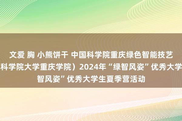 文爱 胸 小熊饼干 中国科学院重庆绿色智能技艺商榷院（中国科学院大学重庆学院）2024年“绿智风姿”优秀大学生夏季营活动